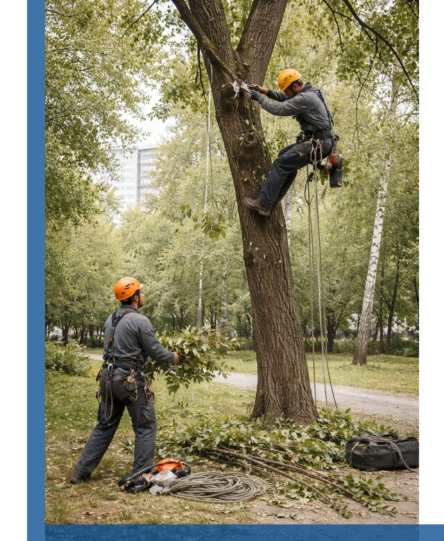 Санитарная обрезка деревьев в Саяногорске, профессионально и безопасно