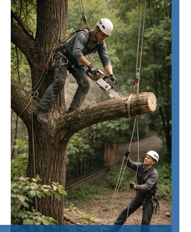 Спил деревьев альпинистами в Саяногорске от 8194 р. | ВЫСОТНИК-Снг