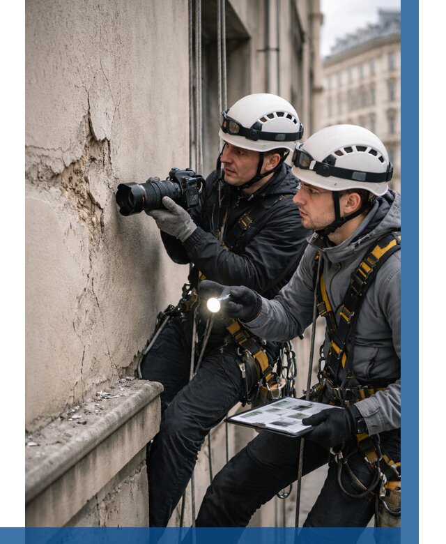 Фотофиксация дефектов фасада в Саяногорске от 4609 р. | ВЫСОТНИК-Снг