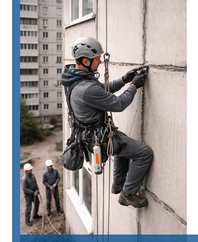 Обследование межпанельных швов и герметизация в Саяногорске